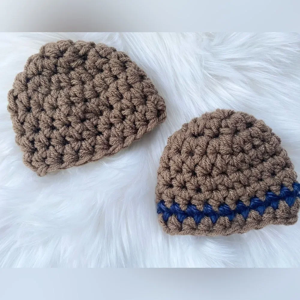 Newborn Crochet Baby Hats